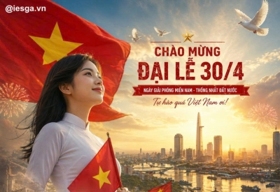 | IESGA - THÔNG BÁO LỊCH NGHỈ LỄ 30/4 & 1/5 |